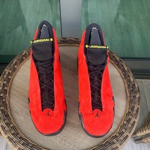 Air Jordan 14 Retro Nik j chall red New SiZE 14
